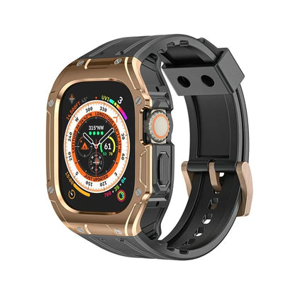 For Apple Watch Ultra 49mm  /  Ultra 2 49mm TPU Watch Band+Case Integrated Design