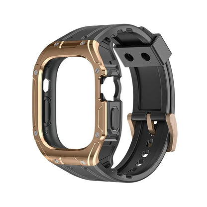 For Apple Watch Ultra 49mm  /  Ultra 2 49mm TPU Watch Band+Case Integrated Design