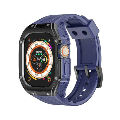 For Apple Watch Ultra 49mm  /  Ultra 2 49mm TPU Watch Band+Case Integrated Design