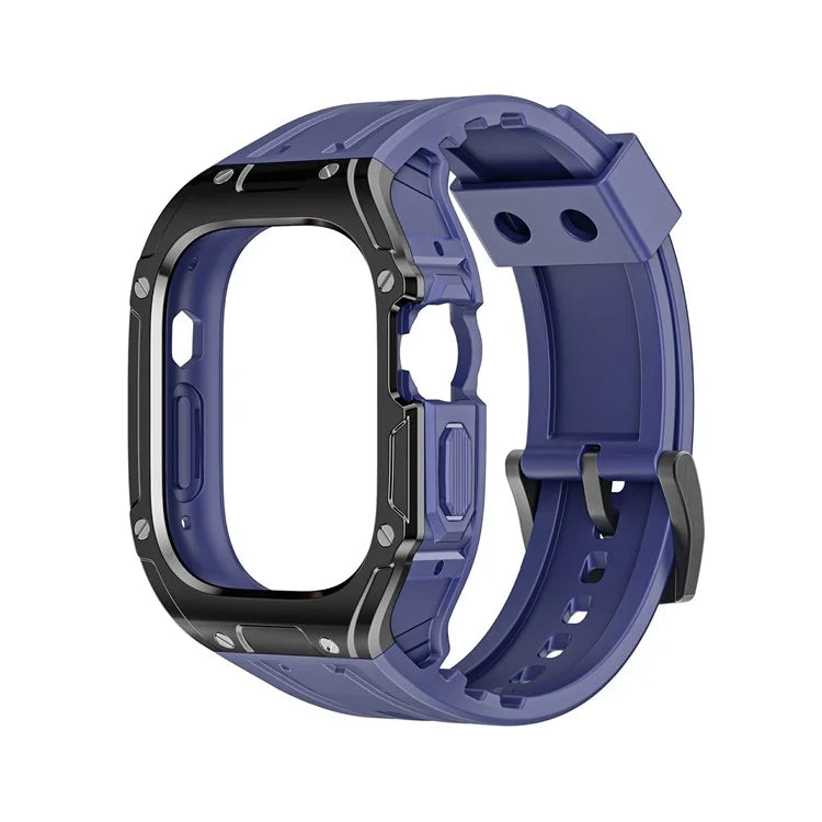 For Apple Watch Ultra 49mm  /  Ultra 2 49mm TPU Watch Band+Case Integrated Design
