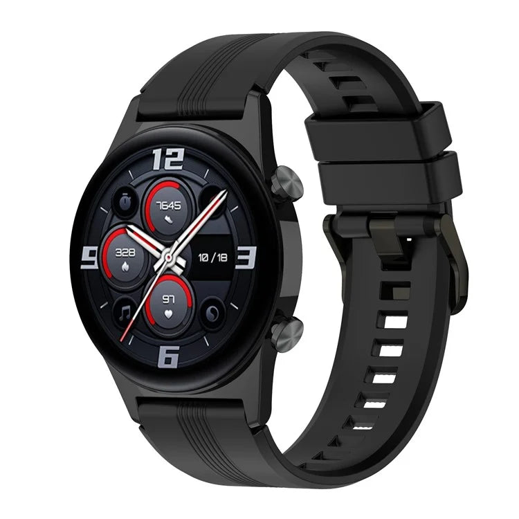 For Honor Watch GS 4 Soft Silicone Watch Strap 22mm Replacement Watch Band
