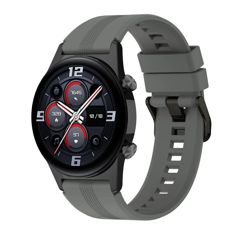 For Honor Watch GS 4 Soft Silicone Watch Strap 22mm Replacement Watch Band