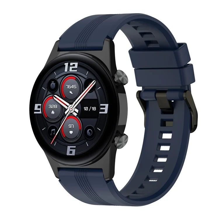 For Honor Watch GS 4 Soft Silicone Watch Strap 22mm Replacement Watch Band