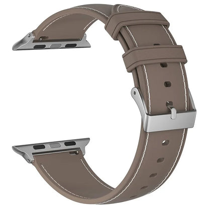 TPU Watch Strap for Apple Watch Series 9 8 7 41mm / 6 5 4 SE (2023) SE (2022) SE 40mm / 3 2 1 38mm Stitching Lines Wrist Band
