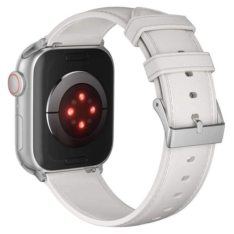 TPU Watch Strap for Apple Watch Series 9 8 7 41mm / 6 5 4 SE (2023) SE (2022) SE 40mm / 3 2 1 38mm Stitching Lines Wrist Band
