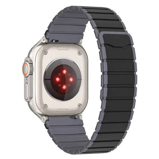 For Apple Watch Series 9 8 7 41mm / 6 5 4 SE (2023) SE (2022) SE 40mm / 3 2 1 38mm Magnetic Silicone Strap