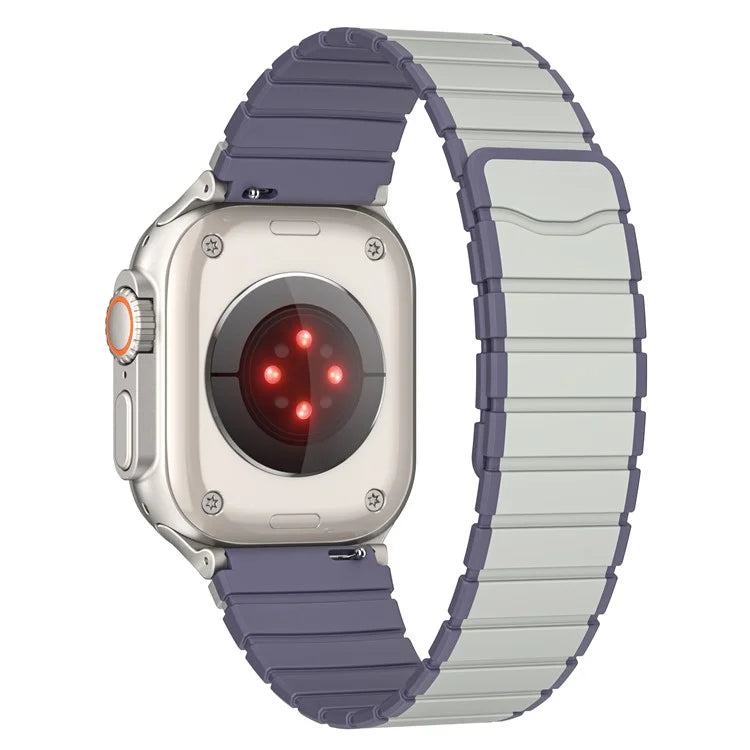 For Apple Watch Series 9 8 7 41mm / 6 5 4 SE (2023) SE (2022) SE 40mm / 3 2 1 38mm Magnetic Silicone Strap