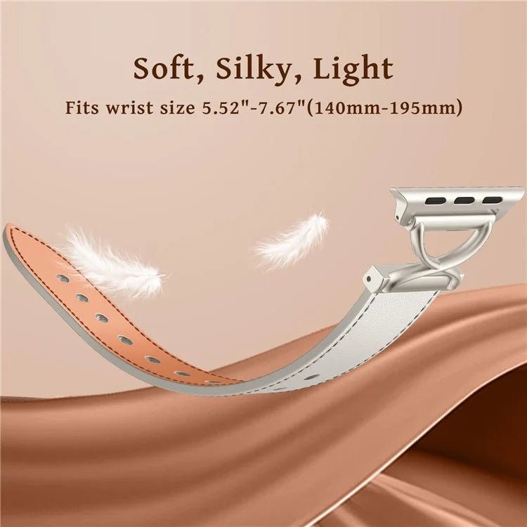 For Apple Watch Series 9 8 7 41mm / 6 5 4 SE (2023) SE (2022) SE 40mm / 3 2 1 38mm Electroplated Buckle Watch Strap