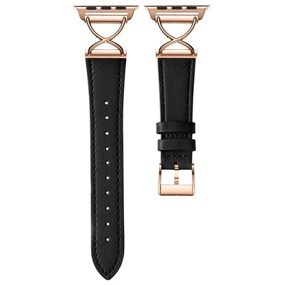 For Apple Watch Series 9 8 7 41mm / 6 5 4 SE (2023) SE (2022) SE 40mm / 3 2 1 38mm Electroplated Buckle Watch Strap