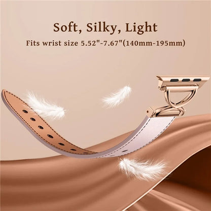 For Apple Watch Series 9 8 7 41mm / 6 5 4 SE (2023) SE (2022) SE 40mm / 3 2 1 38mm Electroplated Buckle Watch Strap