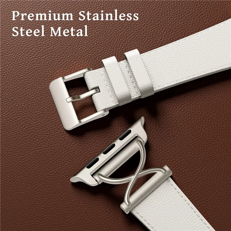 For Apple Watch Ultra 2 Ultra 49mm / 9 8 7 45mm / 6 5 4 SE (2023) SE (2022) SE 44mm / 3 2 1 42mm Replacement Strap (Electroplated Buckle)