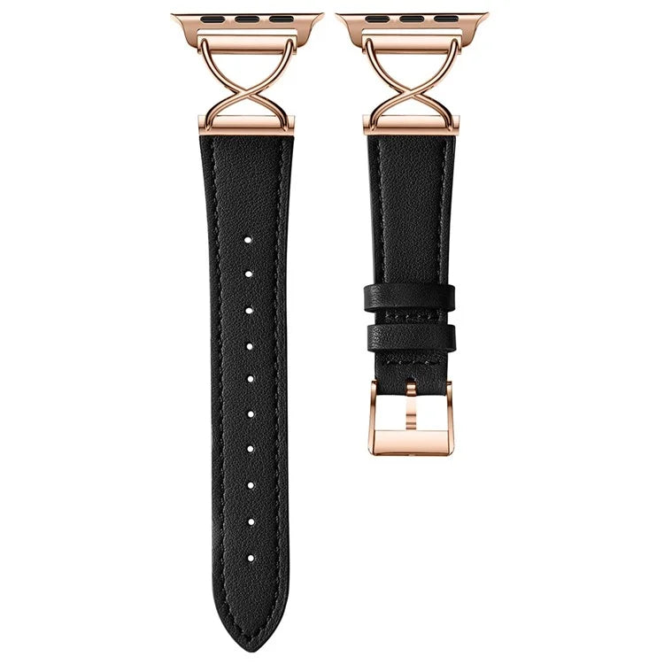 For Apple Watch Ultra 2 Ultra 49mm / 9 8 7 45mm / 6 5 4 SE (2023) SE (2022) SE 44mm / 3 2 1 42mm Replacement Strap (Electroplated Buckle)