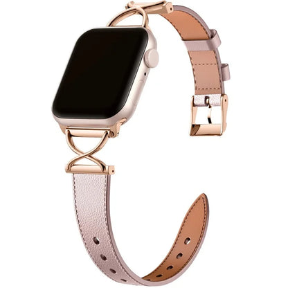 For Apple Watch Ultra 2 Ultra 49mm / 9 8 7 45mm / 6 5 4 SE (2023) SE (2022) SE 44mm / 3 2 1 42mm Replacement Strap (Electroplated Buckle)