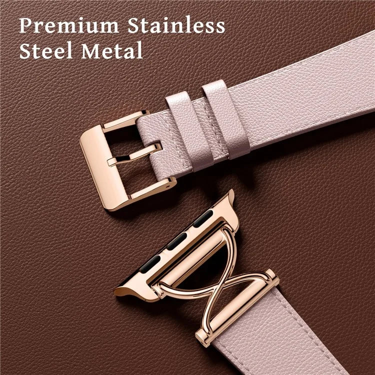 For Apple Watch Ultra 2 Ultra 49mm / 9 8 7 45mm / 6 5 4 SE (2023) SE (2022) SE 44mm / 3 2 1 42mm Replacement Strap (Electroplated Buckle)