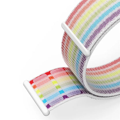 For Apple Watch Series 9 8 7 41mm / 6 5 4 SE (2023) SE (2022) SE 40mm / 3 2 1 38mm Nylon Watch Band Adjustable Magic Tape Strap