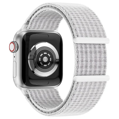 For Apple Watch Series 9 8 7 41mm / 6 5 4 SE (2023) SE (2022) SE 40mm / 3 2 1 38mm Nylon Watch Band Adjustable Magic Tape Strap