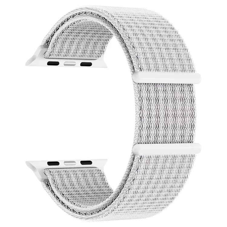 For Apple Watch Series 9 8 7 41mm / 6 5 4 SE (2023) SE (2022) SE 40mm / 3 2 1 38mm Nylon Watch Band Adjustable Magic Tape Strap