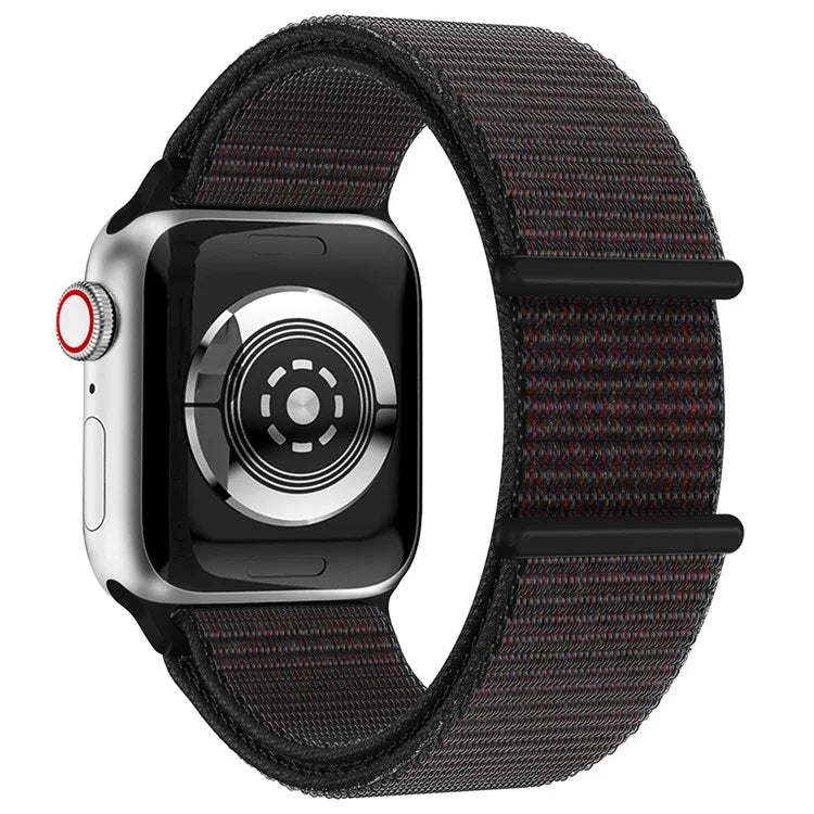 For Apple Watch Series 9 8 7 41mm / 6 5 4 SE (2023) SE (2022) SE 40mm / 3 2 1 38mm Nylon Watch Band Adjustable Magic Tape Strap