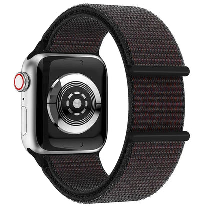 For Apple Watch Series 9 8 7 41mm / 6 5 4 SE (2023) SE (2022) SE 40mm / 3 2 1 38mm Nylon Watch Band Adjustable Magic Tape Strap