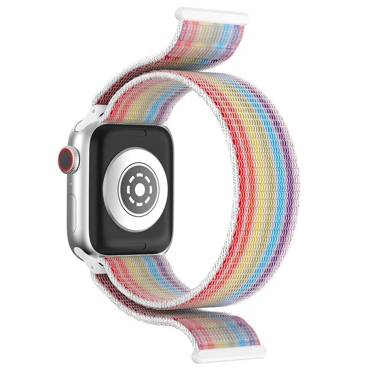 For Apple Watch Ultra 2 Ultra 49mm / Series 9 8 7 45mm / 6 5 4 SE (2022) SE (2023) SE 44mm / 3 2 1 42mm Nylon Watch Band