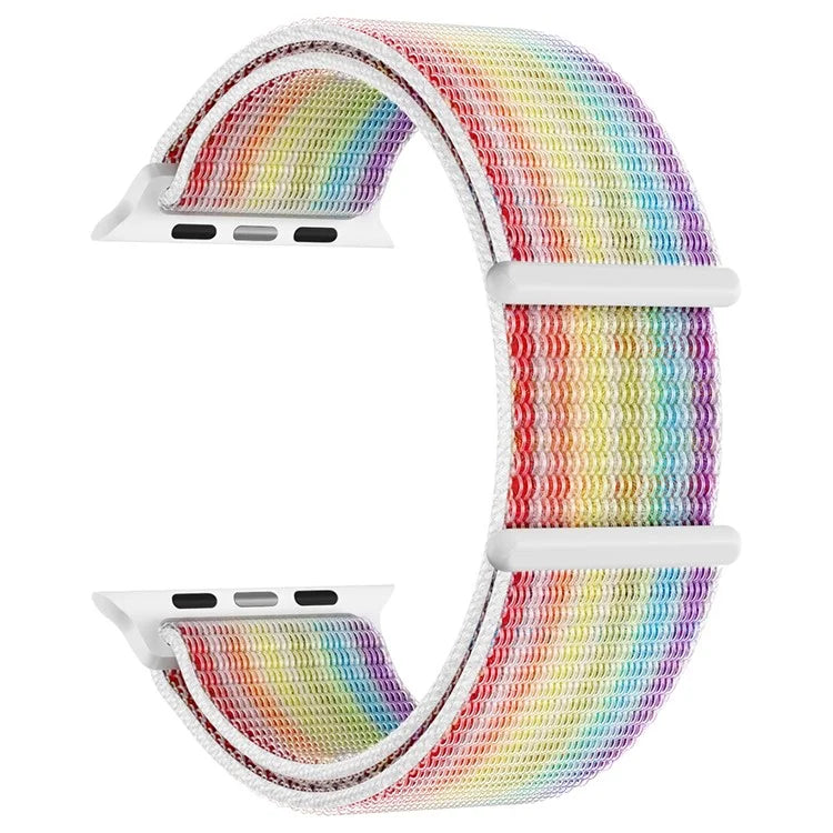 For Apple Watch Ultra 2 Ultra 49mm / Series 9 8 7 45mm / 6 5 4 SE (2022) SE (2023) SE 44mm / 3 2 1 42mm Nylon Watch Band