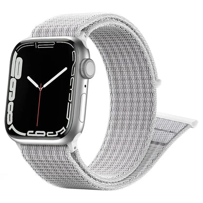 For Apple Watch Ultra 2 Ultra 49mm / Series 9 8 7 45mm / 6 5 4 SE (2022) SE (2023) SE 44mm / 3 2 1 42mm Nylon Watch Band