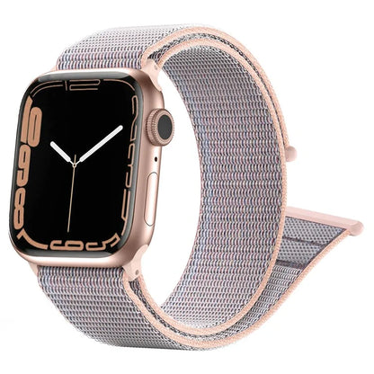 For Apple Watch Ultra 2 Ultra 49mm / Series 9 8 7 45mm / 6 5 4 SE (2022) SE (2023) SE 44mm / 3 2 1 42mm Nylon Watch Band