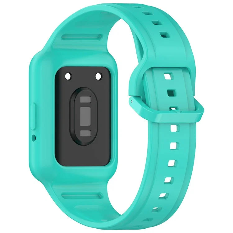 For Samsung Galaxy Fit3 SM-R390 Soft Silicone Wristband Replacement Strap with Case