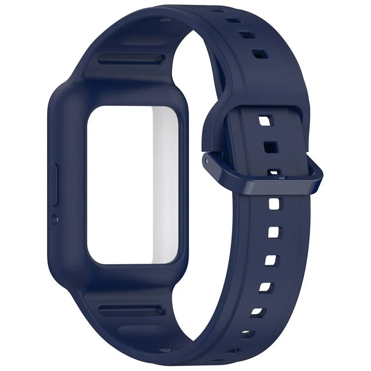 For Samsung Galaxy Fit3 SM-R390 Soft Silicone Wristband Replacement Strap with Case