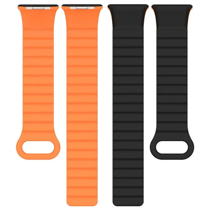For Xiaomi Redmi Watch 4 / Smart Band 8 Pro Dual Color Watch Strap Magnetic Silicone Wrist Band