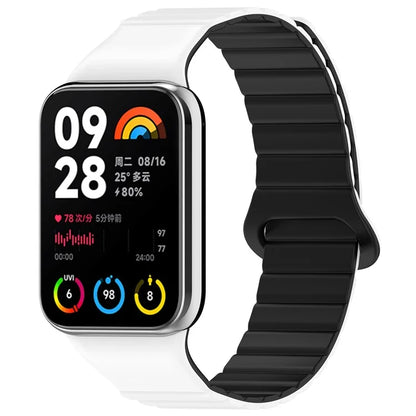 For Xiaomi Redmi Watch 4 / Smart Band 8 Pro Dual Color Watch Strap Magnetic Silicone Wrist Band