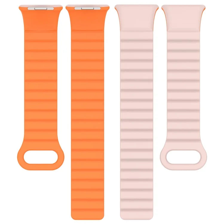 For Xiaomi Redmi Watch 4 / Smart Band 8 Pro Dual Color Watch Strap Magnetic Silicone Wrist Band