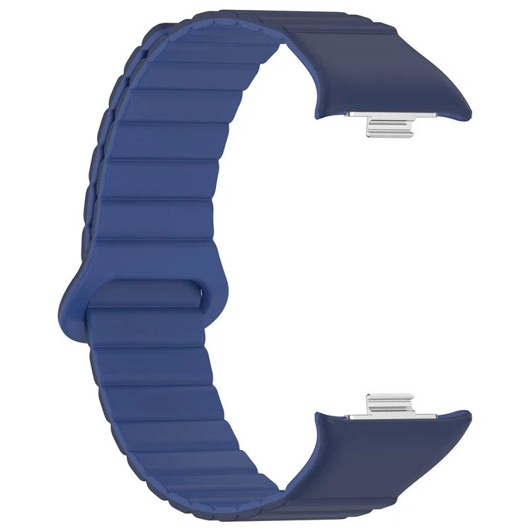 For Xiaomi Redmi Watch 4 / Smart Band 8 Pro Dual Color Watch Strap Magnetic Silicone Wrist Band