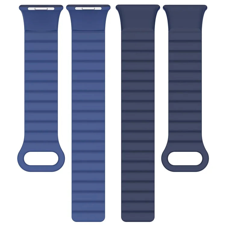 For Xiaomi Redmi Watch 4 / Smart Band 8 Pro Dual Color Watch Strap Magnetic Silicone Wrist Band