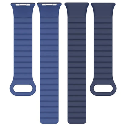 For Xiaomi Redmi Watch 4 / Smart Band 8 Pro Dual Color Watch Strap Magnetic Silicone Wrist Band