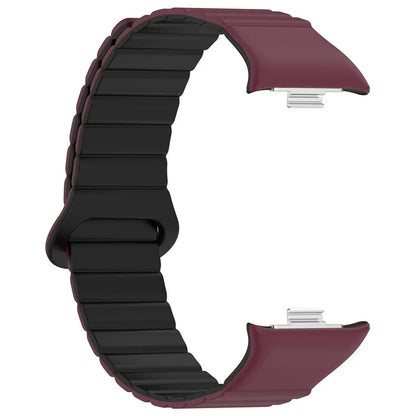 For Xiaomi Redmi Watch 4 / Smart Band 8 Pro Dual Color Watch Strap Magnetic Silicone Wrist Band