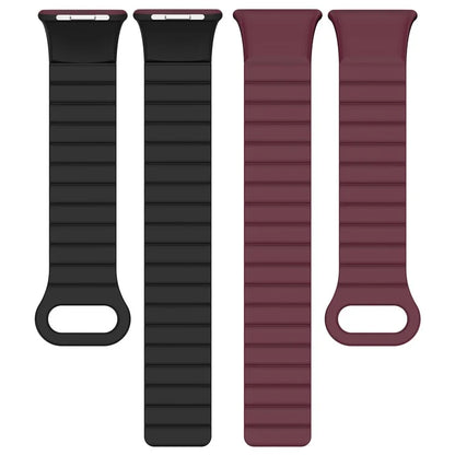 For Xiaomi Redmi Watch 4 / Smart Band 8 Pro Dual Color Watch Strap Magnetic Silicone Wrist Band