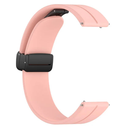 For Huawei / Samsung Universal 22mm Smartwatch Strap Magnetic Folding Buckle Silicone Band