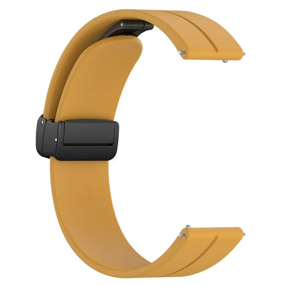 For Huawei Watch GT 4 41mm / Garmin Venu 3S 18mm Watch Band Silicone Watch Strap with Folding Buckle