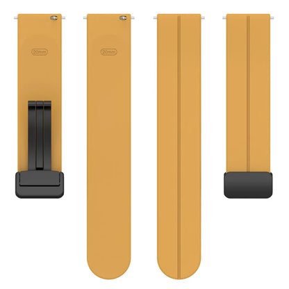 For Huawei Watch GT 4 41mm / Garmin Venu 3S 18mm Watch Band Silicone Watch Strap with Folding Buckle