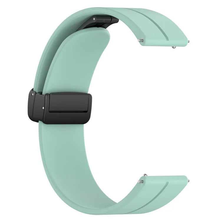 For Huawei Watch GT 4 41mm / Garmin Venu 3S 18mm Watch Band Silicone Watch Strap with Folding Buckle