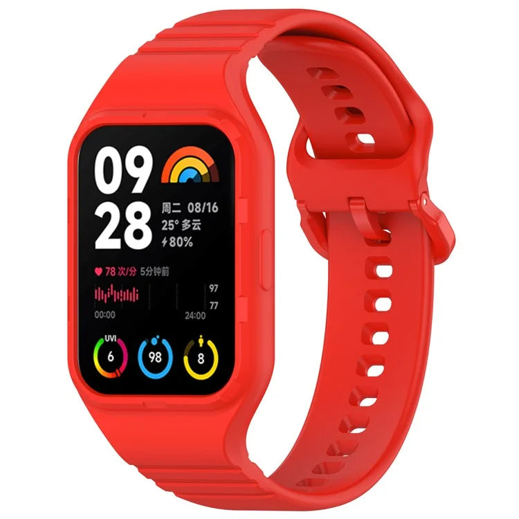 For Xiaomi Smart Band 8 Pro Easily Adjustable Watch Strap Flexible Silicone Wrist Band