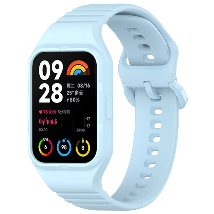 For Xiaomi Smart Band 8 Pro Easily Adjustable Watch Strap Flexible Silicone Wrist Band