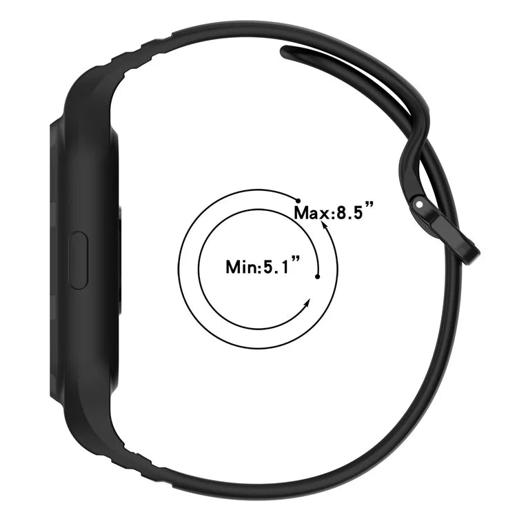 For Xiaomi Smart Band 8 Pro Easily Adjustable Watch Strap Flexible Silicone Wrist Band