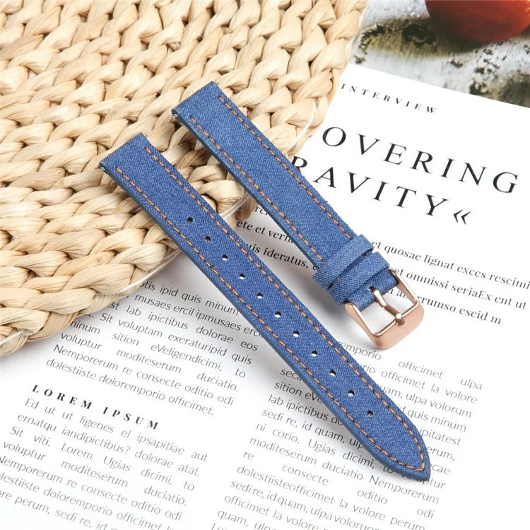 For Garmin Lily 2 Linen Leather Wrist Band Adjustable Watch Strap Replacement
