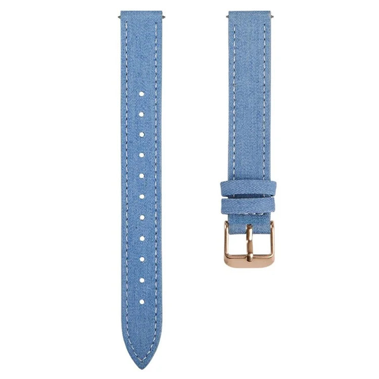 For Garmin Lily 2 Linen Leather Wrist Band Adjustable Watch Strap Replacement