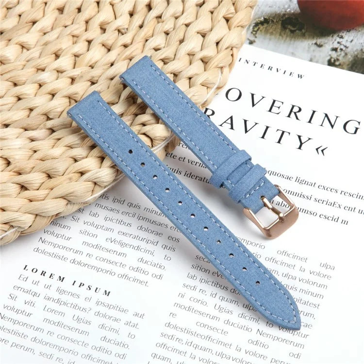 For Garmin Lily 2 Linen Leather Wrist Band Adjustable Watch Strap Replacement