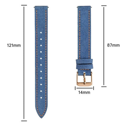 For Garmin Lily 2 Linen Leather Wrist Band Adjustable Watch Strap Replacement