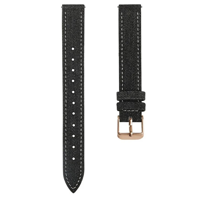 For Garmin Lily 2 Linen Leather Wrist Band Adjustable Watch Strap Replacement