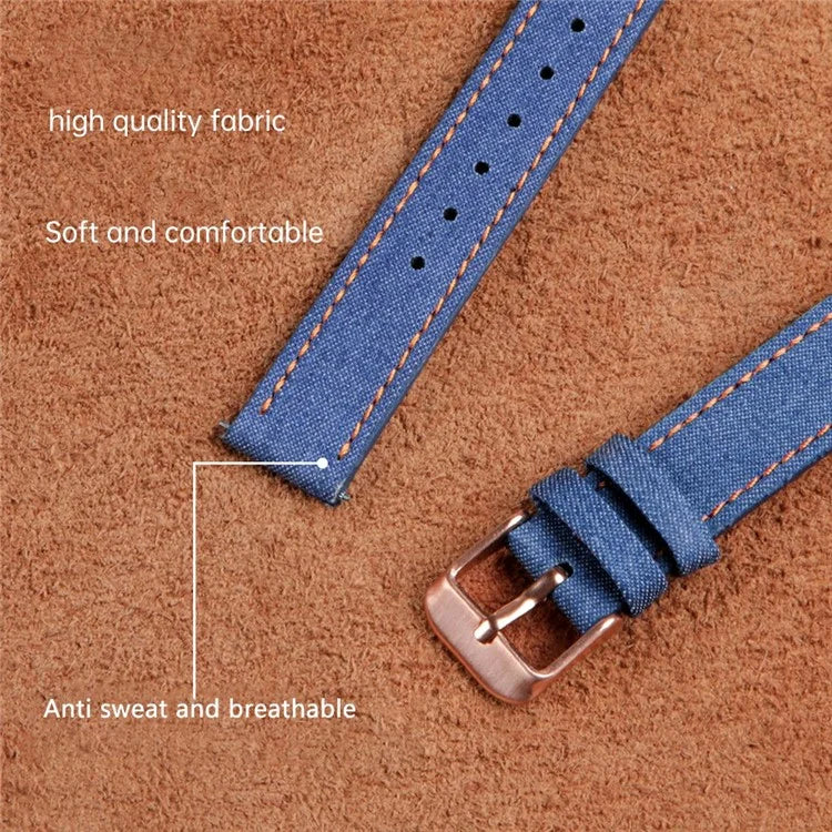 For Garmin Lily 2 Linen Leather Wrist Band Adjustable Watch Strap Replacement